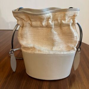 Hunting Season Leather and Raffia bag